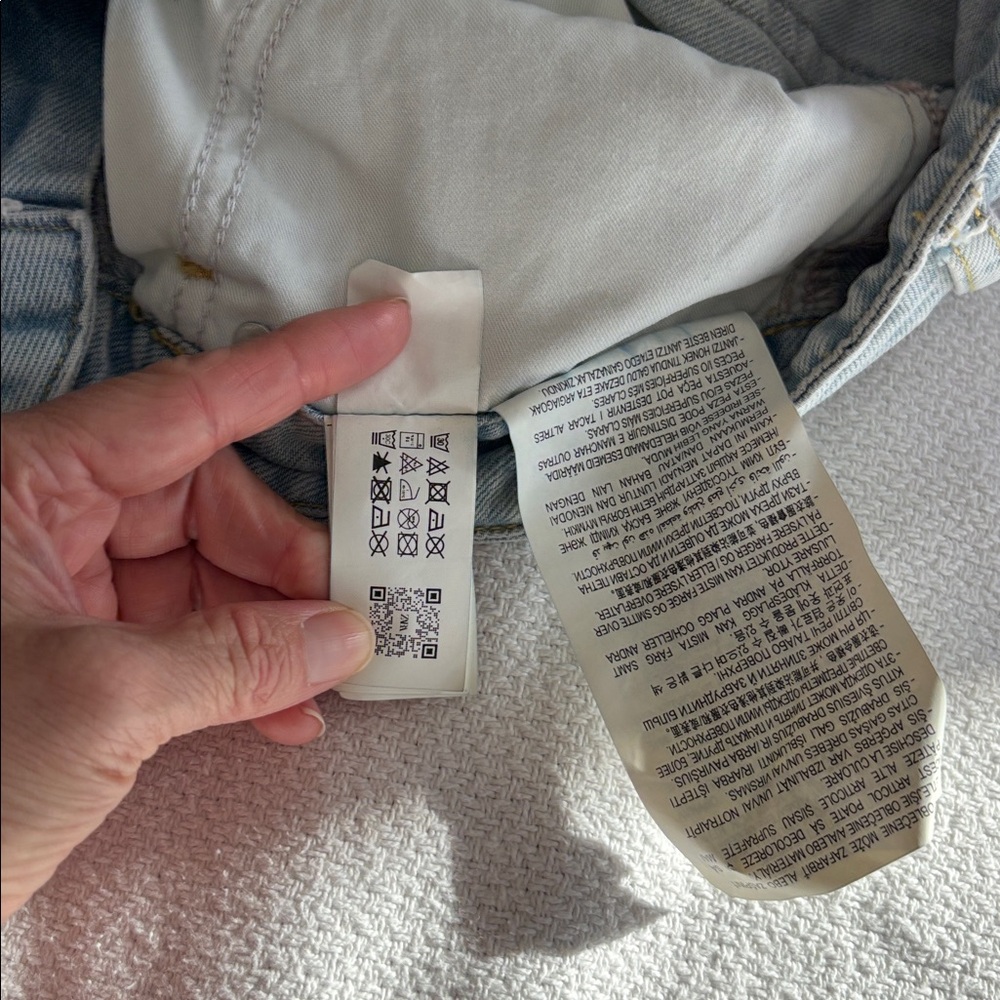 Zara Light Blue Wide Leg Jeans - Picture 9 of 14